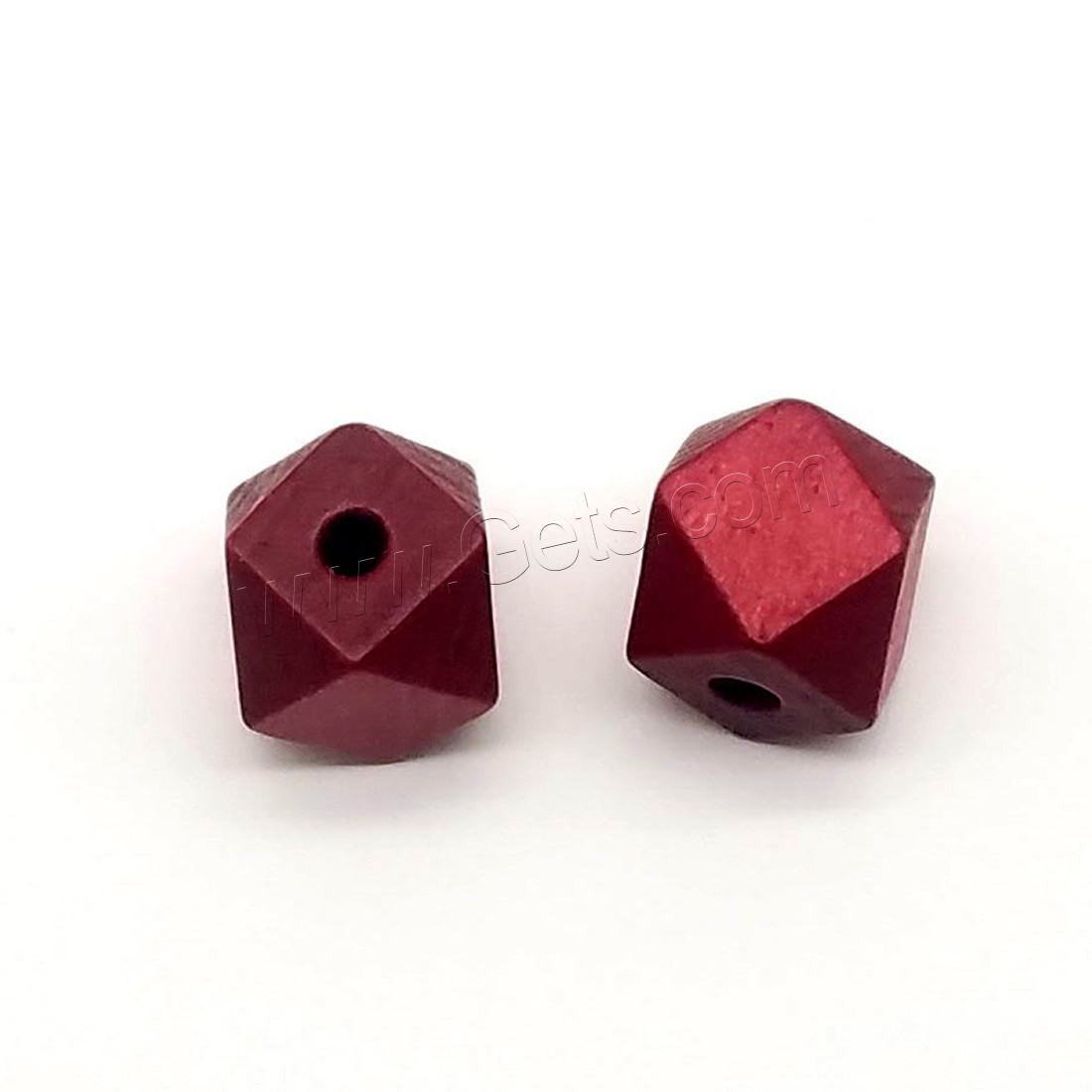 Dyed Wood Beads, DIY & different size for choice, more colors for choice, Hole:Approx 1mm, 50PCs/Bag, Sold By Bag
