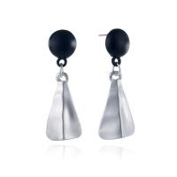 Zinc Alloy Drop Earring, stainless steel post pin, plated, for woman, lead & cadmium free 