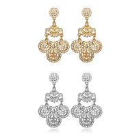Zinc Alloy Drop Earring, stainless steel post pin, plated, for woman lead & cadmium free 