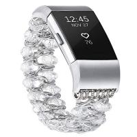 Zinc Alloy Watch Band, with Crystal, plated, with rhinestone Approx 6.1 Inch 
