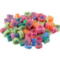 Polymer Clay Jewelry Beads, handmade 8-10mm Approx 1mm 