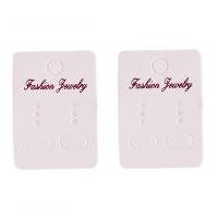 Earring Display Card, Paper, Rectangle 