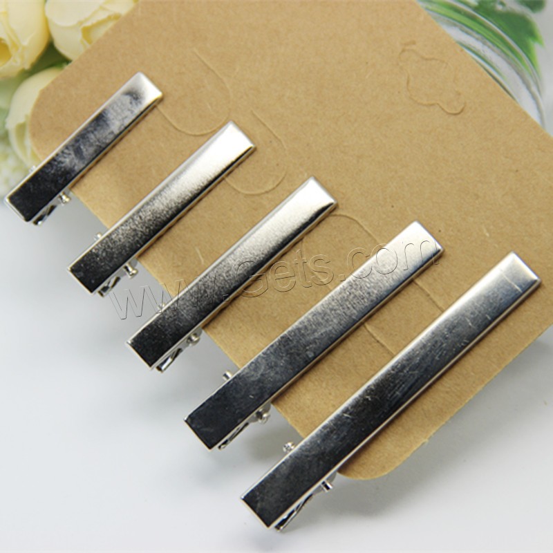 Alligator Hair Clip, Zinc Alloy, durable & for children & different size for choice, Sold By PC