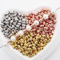 Bijoux de perles en alliage de Zinc , Placage, Coupe de fleurs, plus de couleurs à choisir Environ 1.5mm, Vendu par PC