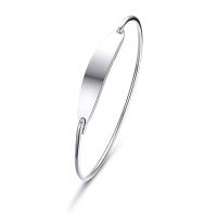 Stainless Steel Bangle, for woman, original color, 39mm, Inner Approx 60mm 