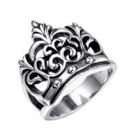 Stainless Steel Finger Ring & for man & blacken 