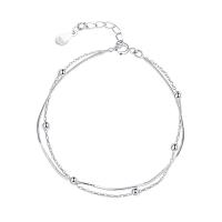 Sterling Silver Bracelets, 925 Sterling Silver, with 1.18lnch extender chain, oval chain & snake chain & for woman &  Approx 6.3 Inch 