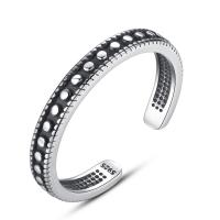 タイの純銀製の指環, タイ銀, ユニセックス & 調節の可能性がある & 黒くする, 2.5mm, サイズ:6-8, 売り手 パソコン