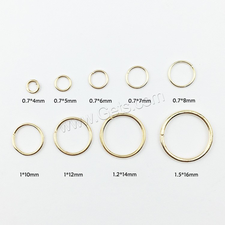 Zinc Alloy Jump Rings, plated, different size for choice, more colors for choice, Sold By Bag