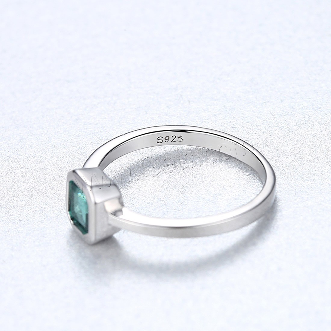metal anillo, con Cristal austriario, chapado en platina real, diverso tamaño para la opción & para mujer & facetas, libre de níquel, plomo & cadmio, 7x7mm, Vendido por UD