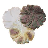 Abalone Shell Pendants, Flower Approx 2mm 