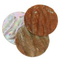 Australien Abalone Shell Cabochon, flache Runde, 45x5mm, verkauft von PC