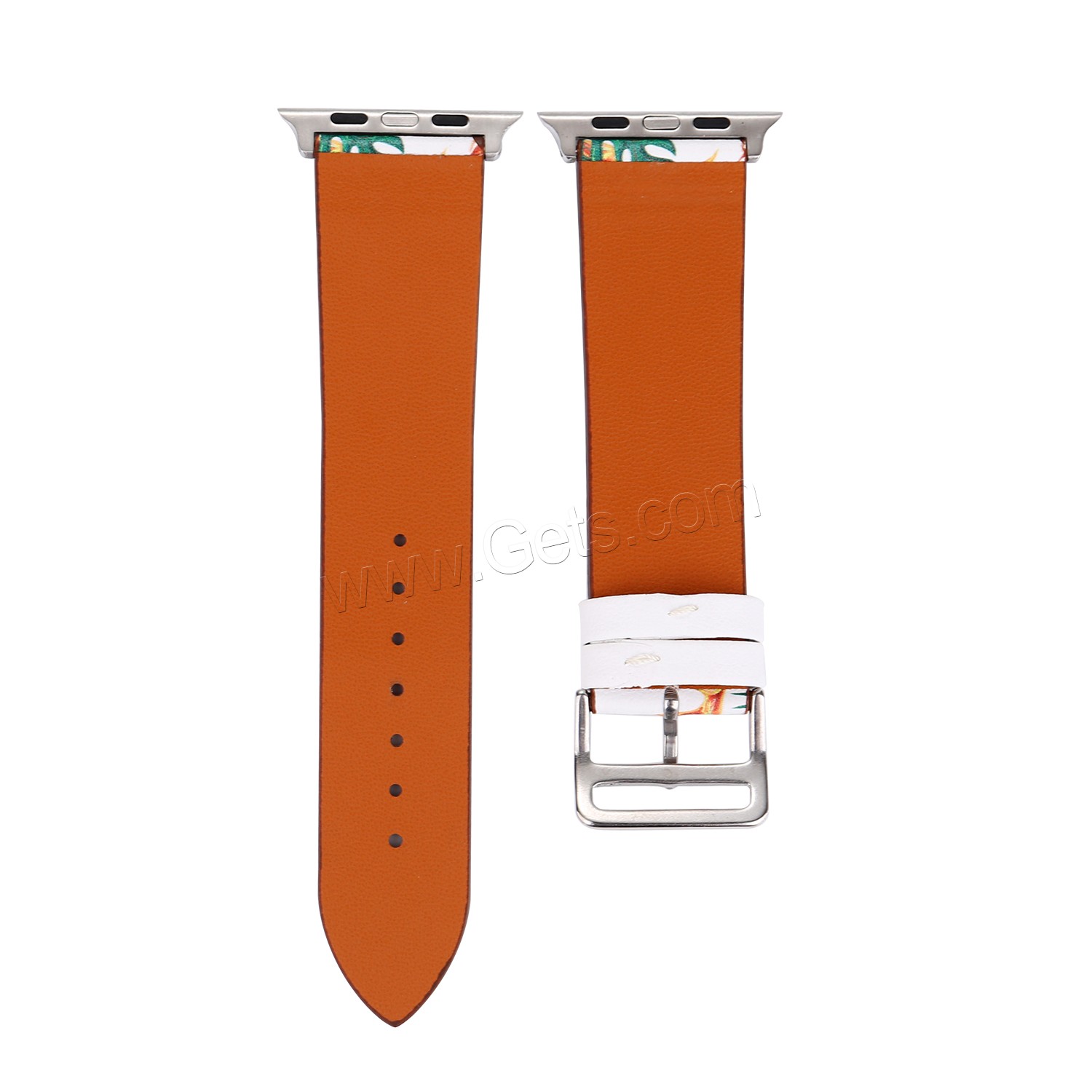 Leather Watch Band, with Stainless Steel, stainless steel watch band clasp, different size for choice & different designs for choice, Sold By PC