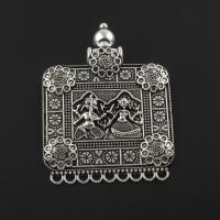Zinc Alloy Charm Connector, antique silver color plated, 1/9 loop, lead & cadmium free Approx 4.5mm 