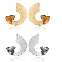 Zinc Alloy Stud Earring, stainless steel post pin, plated, for woman lead & cadmium free, 43mm 