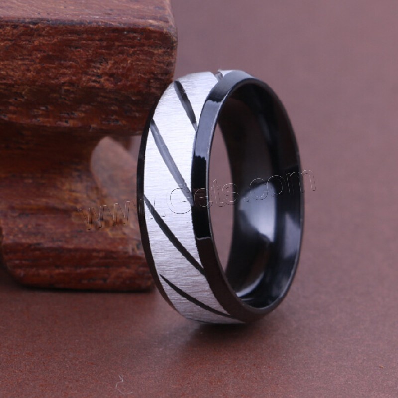 Нержавеющая сталь Человек палец кольцо, нержавеющая сталь, Другое покрытие, разный размер для выбора & Мужский, Много цветов для выбора, 7mm, продается PC