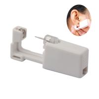 Plastic Piercing tool, with Titanium Steel, plated, distribution stud earrings & Unisex 