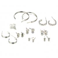 Zinc Alloy Earring Set, plated, Unisex & with rhinestone 4-39mm 