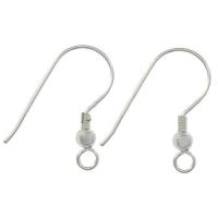 Sterling Silver Hook Earwire, 925 Sterling Silver, plated Approx 2.5mm 