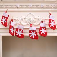 Christmas Hanging Decoration, Non-woven Fabrics, Socks, Christmas jewelry 