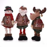 Collectible Doll for Doco Christmas House in Bulk, Non-woven Fabrics, Christmas jewelry 