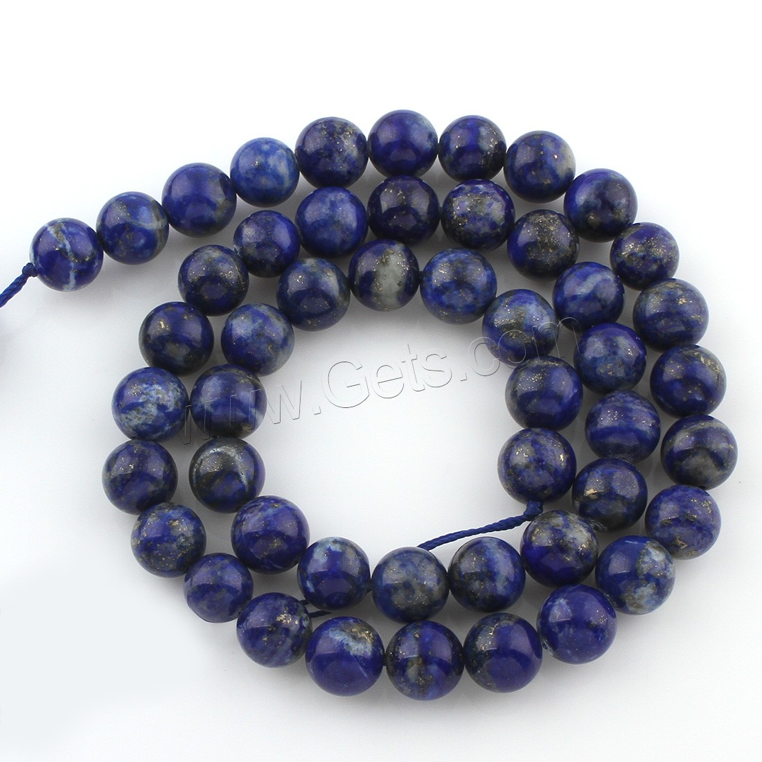 Natural Lapis Lazuli Beads, Round, different size for choice, Hole:Approx 1mm, Length:Approx 15 Inch, Sold By Strand