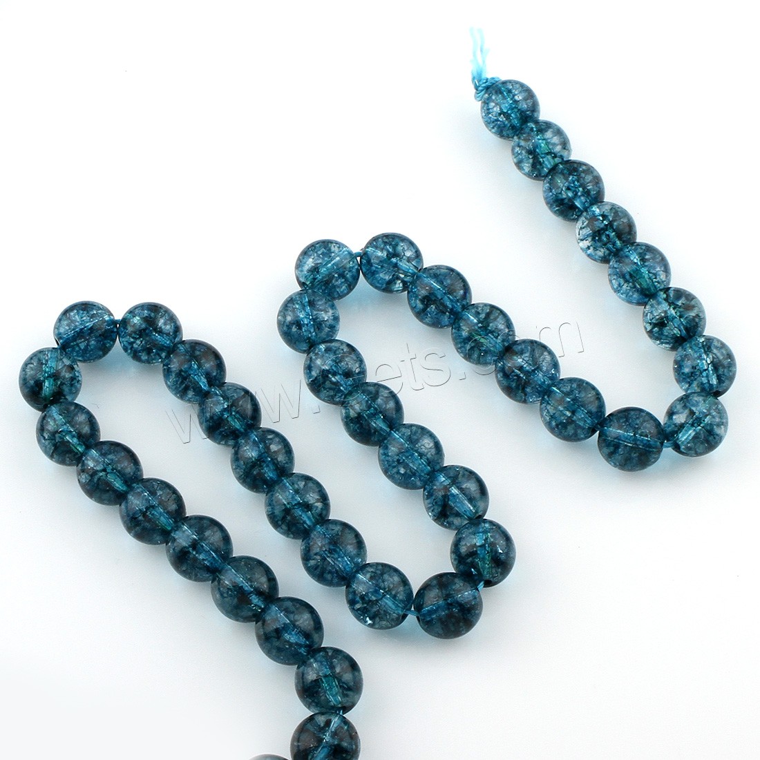 perles de disthène bleu, Rond, normes différentes pour le choix, Trou:Environ 1mm, Longueur:Environ 15 pouce, Vendu par brin