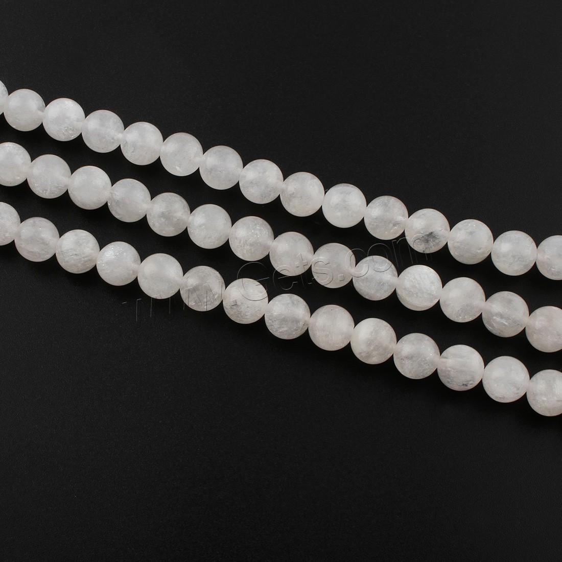 Blue Moonstone Beads, Round, different size for choice, Hole:Approx 1mm, Length:Approx 15 Inch, Sold By Strand