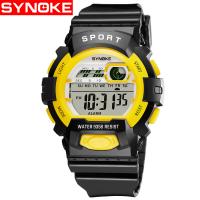 Synoke® Children Watch, Plastic, with Resin & Stainless Steel, Chinese movement, Life water resistant & for children & adjustable & LED & luminated Approx 9 Inch 