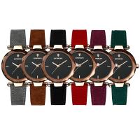 Bracelets de montre pour femmes, cuir PU, avec cadran en alliage de zinc, mouvement chinoise, Placage, réglable & imperméable, plus de couleurs à choisir Environ 10 pouce, Vendu par PC