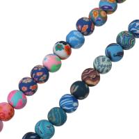 Round Polymer Clay Beads, for woman Approx 2mm Approx 15.5 , Approx 