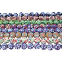 Round Polymer Clay Beads, for woman Approx 2mm Approx 14.5 Inch, Approx 