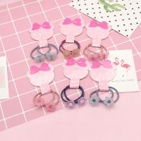 Resin Hair Jewelry Elastic, with Rubber Band & Cotton, for children 20mm 