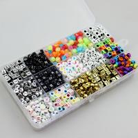 Émail acrylique perles, pour les enfants & émail & mélangé Environ 1-3.5mm îte, Vendu par boîte