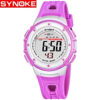 Synoke® Children Watch, Plastic, with Glass & Stainless Steel, Chinese movement, Life water resistant & for children & adjustable & LED & luminated Approx 9 Inch 