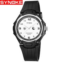Synoke® Unisex Jewelry Watch, Plastic, with Glass & Stainless Steel, Japanese movement, Life water resistant & adjustable Approx 10 Inch 