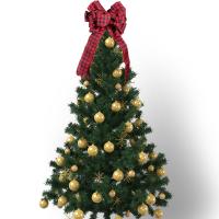 Cloth Christmas Tree Decoration, Bowknot, Christmas jewelry 