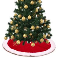 Stoff Weihnachtsbaum -Rock, Weihnachtsschmuck, 1220mm, verkauft von PC