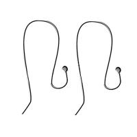 Crochet en acier inoxydable pour boucle d'oreille, couleur originale, Vendu par PC