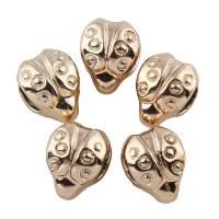 Zinc Alloy European Beads, real gold plated, nickel, lead & cadmium free Approx 5mm 