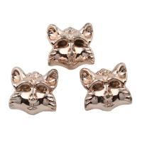 Zinc Alloy European Beads, Fox, real gold plated, nickel, lead & cadmium free Approx 5mm 