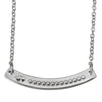 Stainless Steel Jewelry Necklace, oval chain & for woman, original color 2mm Approx 18 Inch 