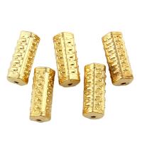 Abalorios de Aleación de Zinc , chapado en color dorado, libre de plomo & cadmio, 21x9mm, agujero:aproximado 1mm, 10PCs/Bolsa, Vendido por Bolsa