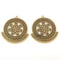 Zinc Alloy Jewelry Pendants, antique gold color plated, lead & cadmium free Approx 2mm 