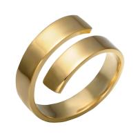 Titanium Steel Finger Ring, plated, Unisex 12mm, US Ring 