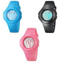 Детские часы VILAM®, ПУ резиновые, с ABS-пластик, Водонепроницаемый образ жизни & Мужская & для детей & LED, Много цветов для выбора, 35.6mm, длина:Приблизительно 8.6 дюймовый, продается PC