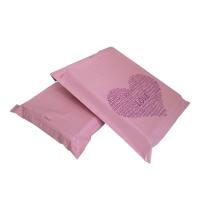 Kunststoff Courier Bag, nachhaltiges, Rosa, 380x520mm, verkauft von PC
