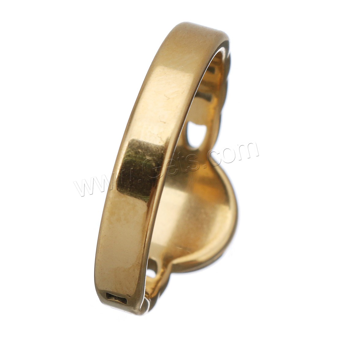 acero inoxidable anillo, con resina, Redondo aplanado, chapado, diverso tamaño para la opción & para mujer & hueco, más colores para la opción, 10mm, Vendido por UD