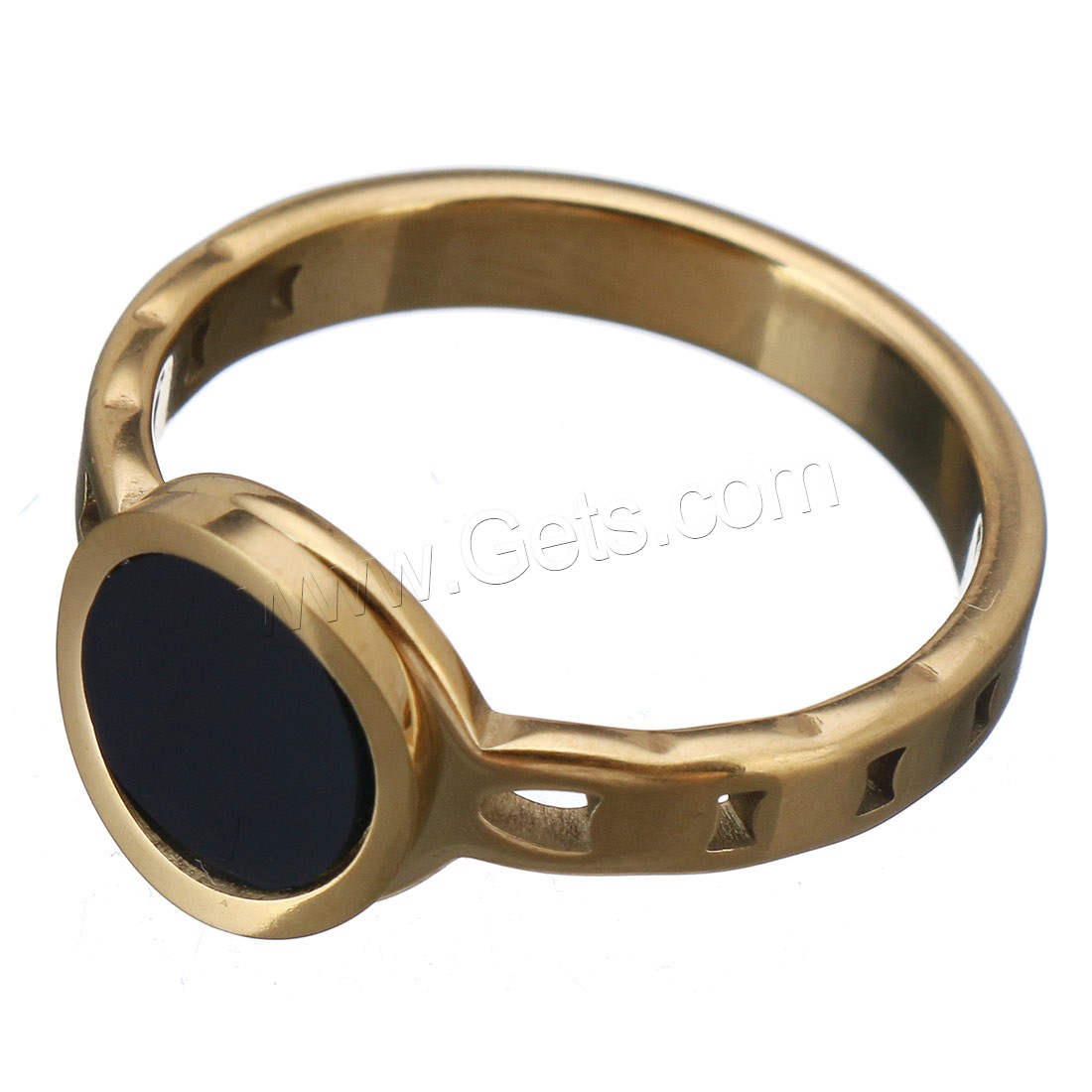 acero inoxidable anillo, con resina, Redondo aplanado, chapado, diverso tamaño para la opción & para mujer & hueco, más colores para la opción, 10mm, Vendido por UD