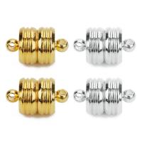 Brass Magnetic Clasp, plated, single-strand nickel, lead & cadmium free Approx 1mm 